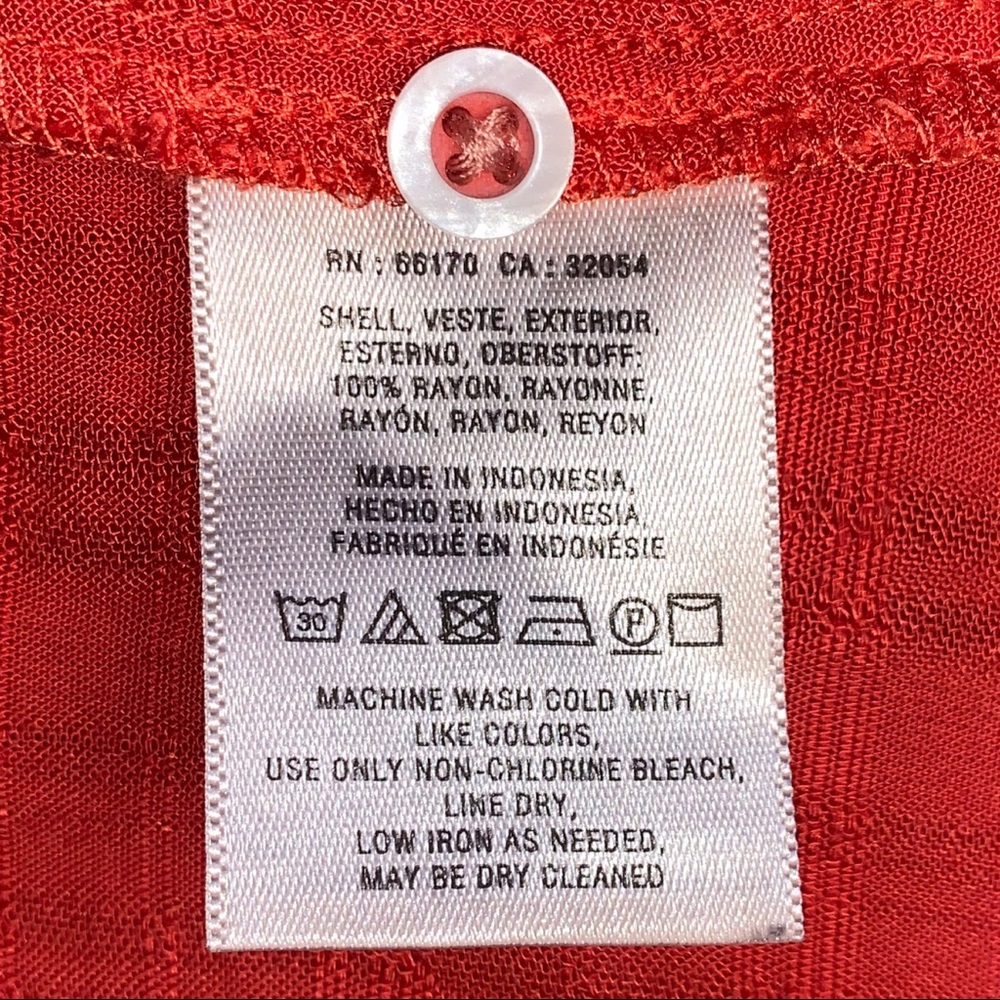 Anthropologie Maeve sunseeker orange button tank - Picture 10 of 11